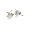 fliegender Storch II &ndash; 20 x 14 cm